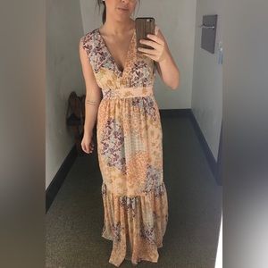 WAYF Tiered Maxi Dress